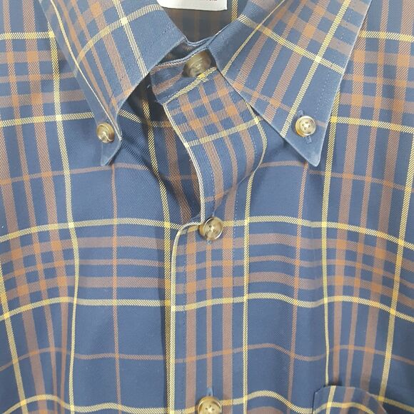 Brooks Brothers Adult Mens L Long Sleeve Button Up Shirt Non Iron Cotton - Picture 3 of 8